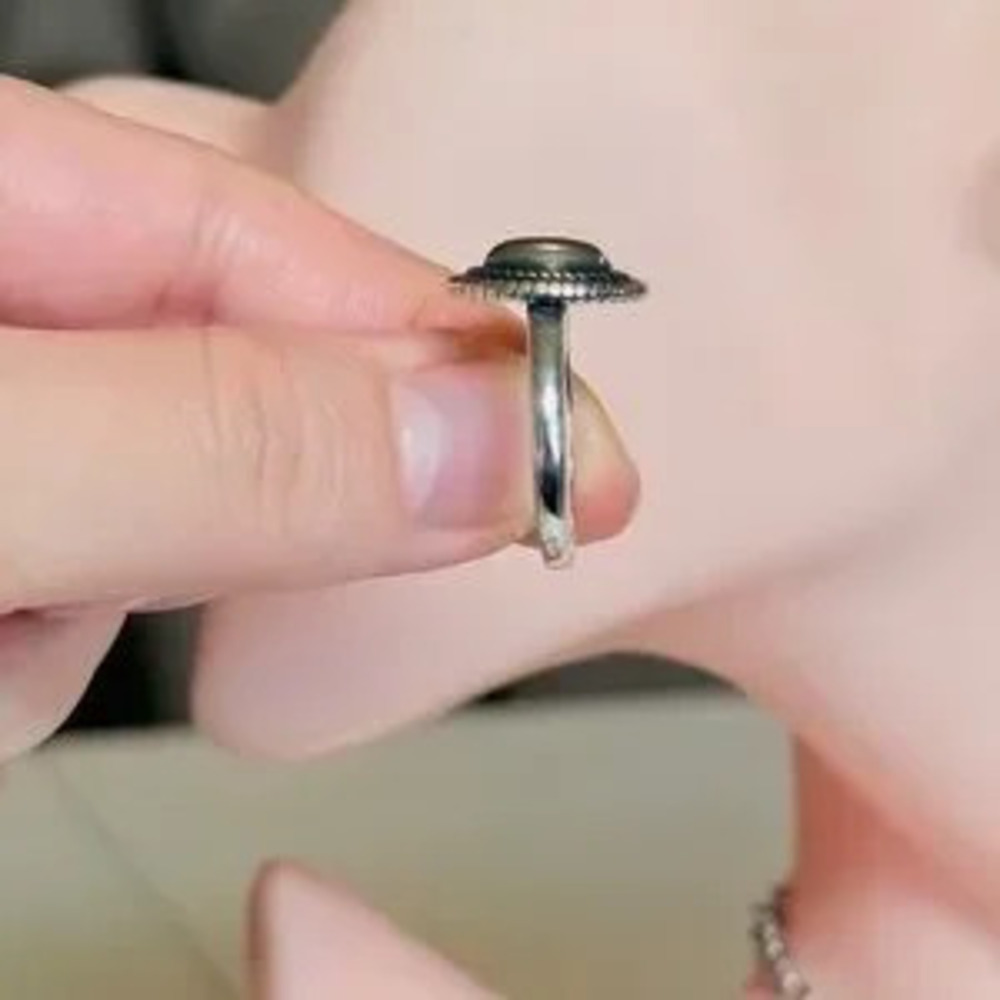 S925 Silver Statement Ring - Picture 8 of 9